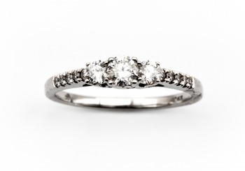 14K Diamond Ring
