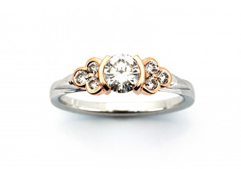 14K Diamond Ring