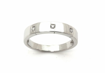 Men's 14K Diamond Band