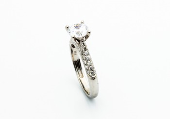 14K Diamond Semi-Mount 14K Diamond Semi-Mount
