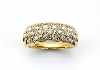 14K Diamond Ring