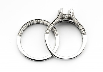 14K Diamond Semi-Mount 14K Diamond Semi-Mount
