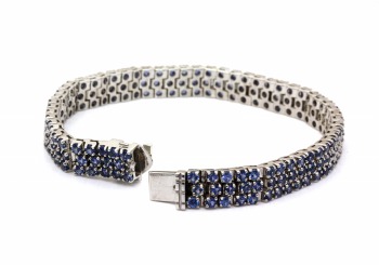 14K Yogo Sapphire Bracelet 14K Yogo Sapphire Bracelet