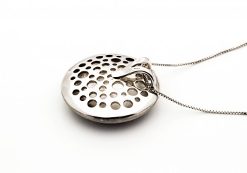 Sterling Silver & Diamond Necklace Sterling Silver & Diamond Necklace