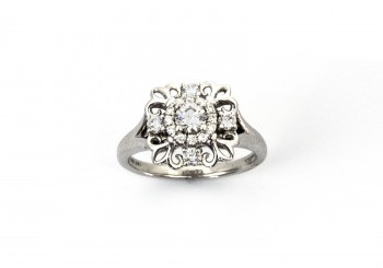 14K Diamond Ring