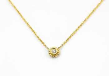 14K Diamond Necklace
