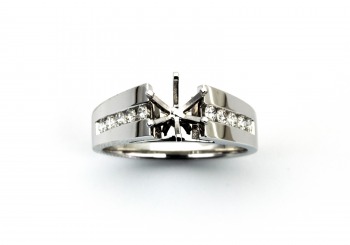 14K Diamond Semi-Mount