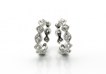 14K Diamond Earrings