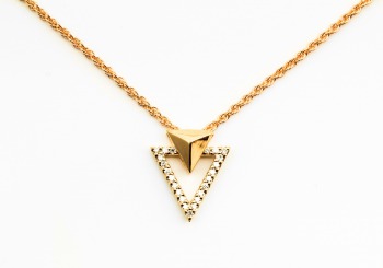 14K Diamond Pendant