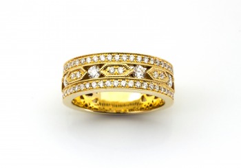 14K Diamond Band