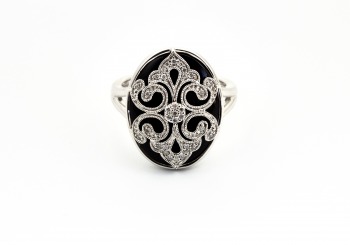 14K Onyx Ring