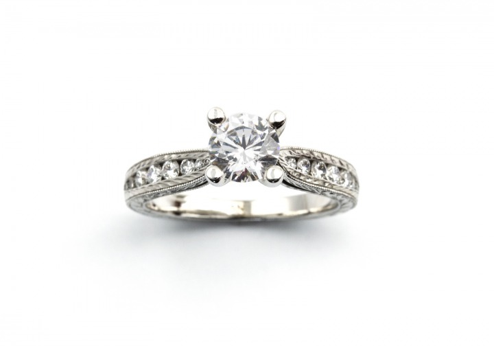 14K Diamond Semi-Mount