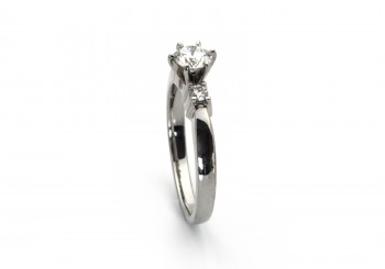 Palladium Diamond Ring