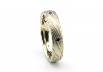 Sterling Silver & Palladium Band Sterling Silver & Palladium Band