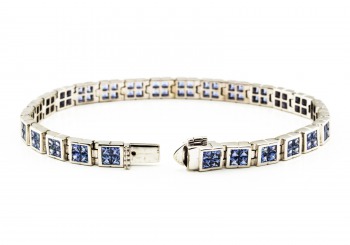 14K Montana Yogo Sapphire Bracelet 14K Montana Yogo Sapphire Bracelet