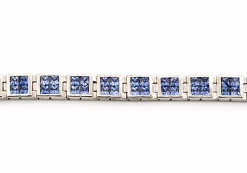 14K Montana Yogo Sapphire Bracelet 14K Montana Yogo Sapphire Bracelet