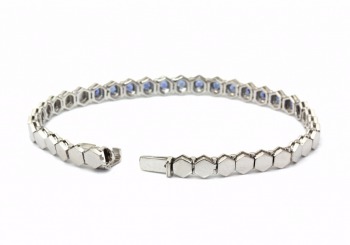 14K Yogo Sapphire Bracelet 14K Yogo Sapphire Bracelet