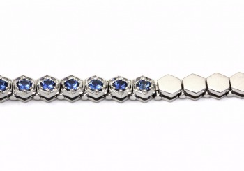 14K Yogo Sapphire Bracelet 14K Yogo Sapphire Bracelet