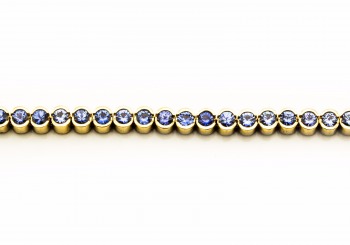 14K Yogo Sapphire Bracelet 14K Yogo Sapphire Bracelet