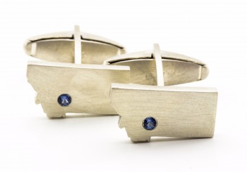 Sterling Silver Montana Cufflinks