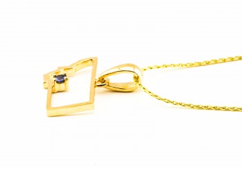Yogo Sapphire Montana Pendant Yogo Sapphire Montana Pendant