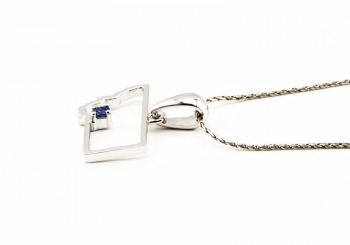 Yogo Sapphire Montana Pendant Yogo Sapphire Montana Pendant