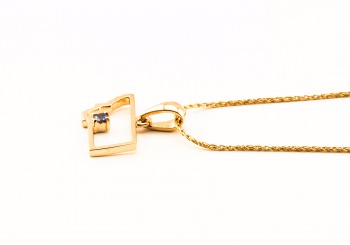 Yogo Sapphire Montana Pendant Yogo Sapphire Montana Pendant