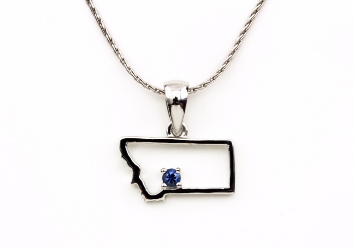 Yogo Sapphire Montana Pendant