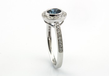 14K Fancy Montana Sapphire Ring 14K Fancy Montana Sapphire Ring
