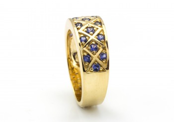 14K Yogo Sapphire Ring 14K Yogo Sapphire Ring