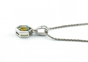 14K Fancy Montana Sapphire Pendant 14K Fancy Montana Sapphire Pendant
