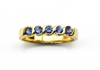 14K Yogo Sapphire Ring 14K Yogo Sapphire Ring