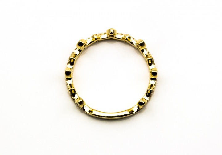 14K Diamond Ring