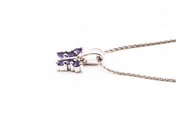 14K Yogo Sapphire Pendant 14K Yogo Sapphire Pendant