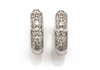 14K Diamond Earrings