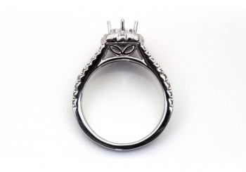 14K Diamond Semi-Mount 14K Diamond Semi-Mount