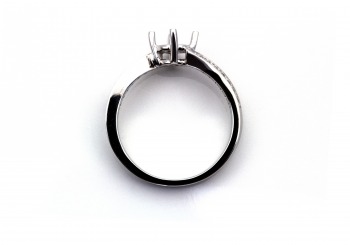 14K Diamond Semi-Mount 14K Diamond Semi-Mount