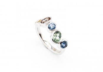14K Fancy Montana Sapphire Ring 14K Fancy Montana Sapphire Ring
