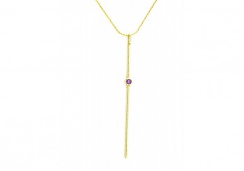 14K Yogo Sapphire Pendant 14K Yogo Sapphire Pendant