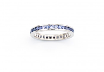 14K Yogo Sapphire Ring
