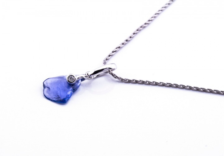 14K Tumbled Yogo Pendant