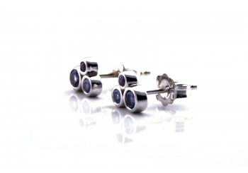 14K Yogo Studs 14K Yogo Studs