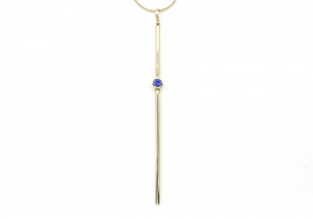 14K Yogo Sapphire Pendant 14K Yogo Sapphire Pendant