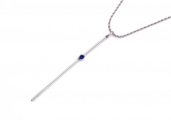 14K Yogo Sapphire Pendant 14K Yogo Sapphire Pendant