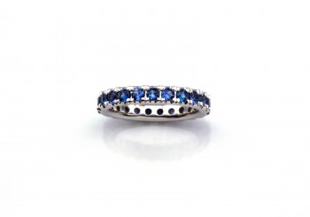 14K Yogo Sapphire Ring