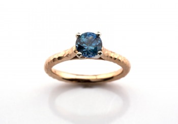 14K Montana Sapphire Ring