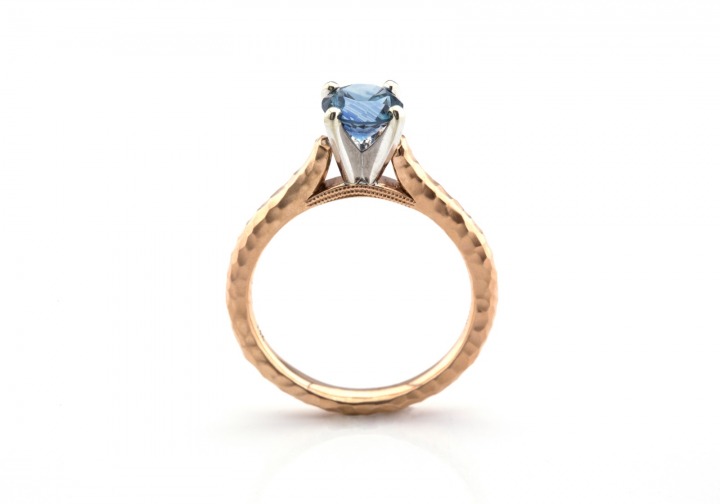 14K Montana Sapphire Ring 