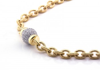 14K Diamond Chain Necklace 14K Diamond Chain Necklace