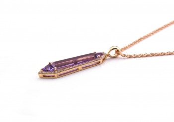 14K Amethyst Necklace 14K Amethyst Necklace