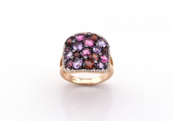 14K Multi-Stone Ring